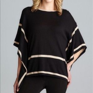 August Silk Poncho Sweater